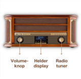 Roadstar HIF-1993D+BT DAB+ platenspeler